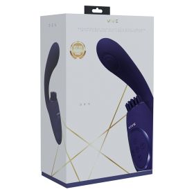 Vive Gen Triple G-Spot Vibrator with Pulse Wave-Purple