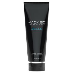 Wicked Jelle Waterbased Anal Lubricant 8oz