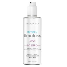 Wicked Simply Timeless Hybrid Water & Silicone Lubricant 4oz