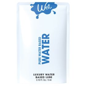 Wet Water Luxury Waterbased Lubricant 0.1oz