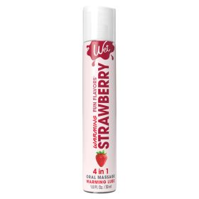 Wet Warming Fun Flavors Strawberry 4-In-1 Lubricant 1oz