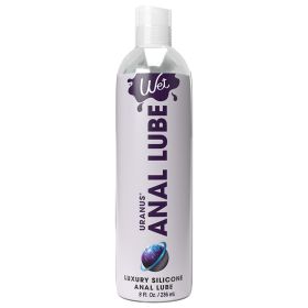 Wet Uranus Anal Lube Premium Silicone Based Lubricant 8oz