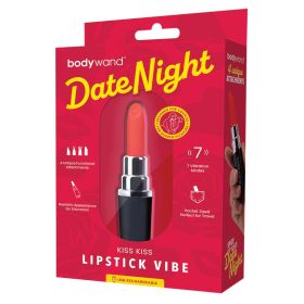 Bodywand Date Night Kiss Kiss Lipstick Vibe-Black/Red