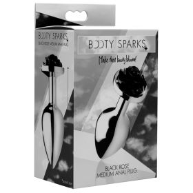 Booty Sparks Black Rose Anal Plug-Medium