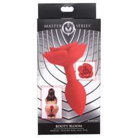 Master Series Booty Bloom Silicone Rose Anal Plug Medium