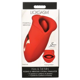 Lickgasm Kiss And Tell Mini Kissing And Vibrating Stimulator