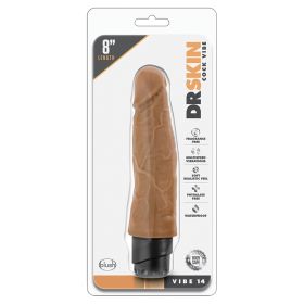 Dr. Skin Cock Vibe 14-Mocha 8"