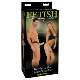 Fetish Fantasy For Him Or Her-Glow In The Dark Strap-On 6"