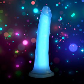 14 Inch Glow in the Dark Silicone Dildo