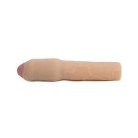 Cyberskin 3 inches Xtra Thick Uncut Penis Extension (Color: Mocha)