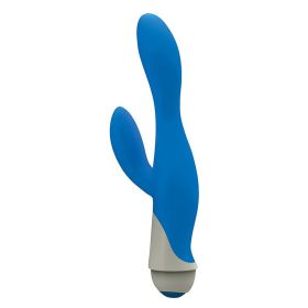 Serena 7 Speed Silicone Rabbit Vibe (Style/Color/Size: Blue)