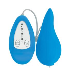 Groove Smooth Silicone Remote Vibe (Style/Color/Size: Blue)