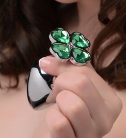 Lucky Clover Gem Anal Plug (Style/Color/Size: Small)