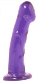 Basix Rubber Works 6.5 inches Purple Dong Suction Cup (SKU: PD420812)